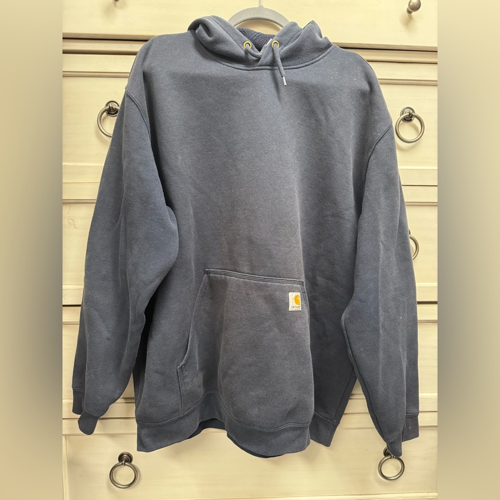 Carhartt Men's Navy Hoodie